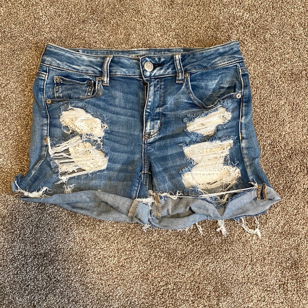 American Eagle next level stretch midi shorts
